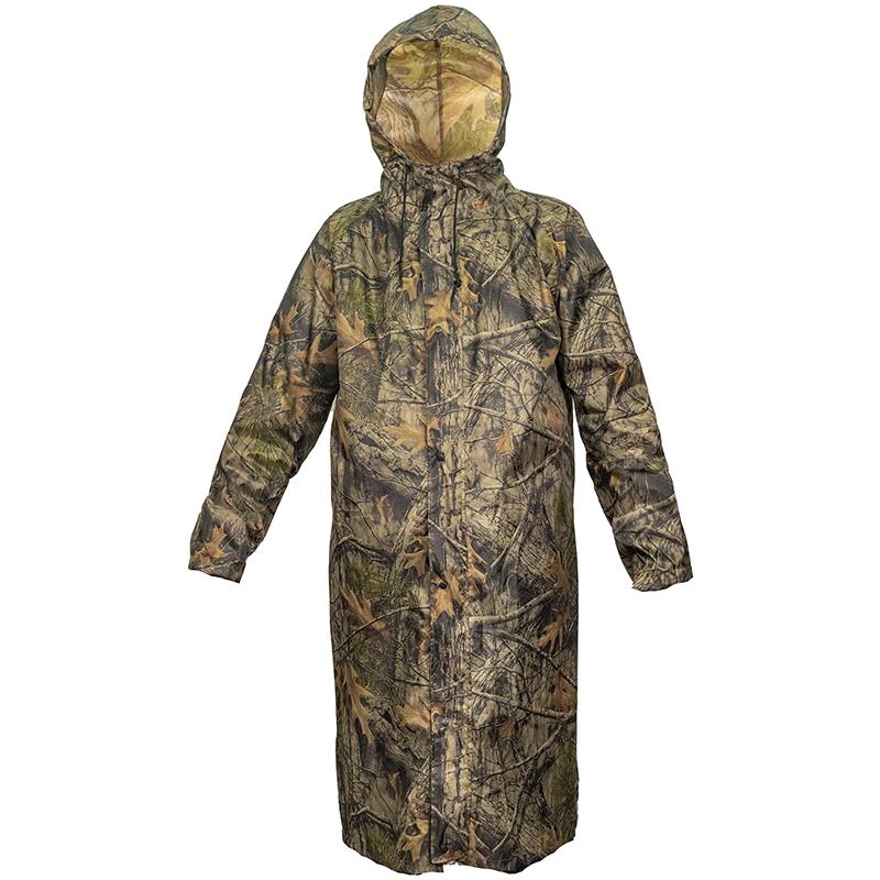 迷彩柄レインコート 大人用 ロング丈 防風防水 ワンピース  - Fishing Rain Suit のレビューと価格