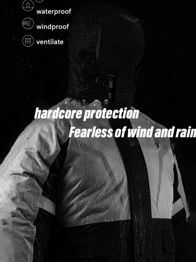 ストームオートバイレインスーツ防水レインコートパンツセットア - Fishing Rain Suit のレビューと価格