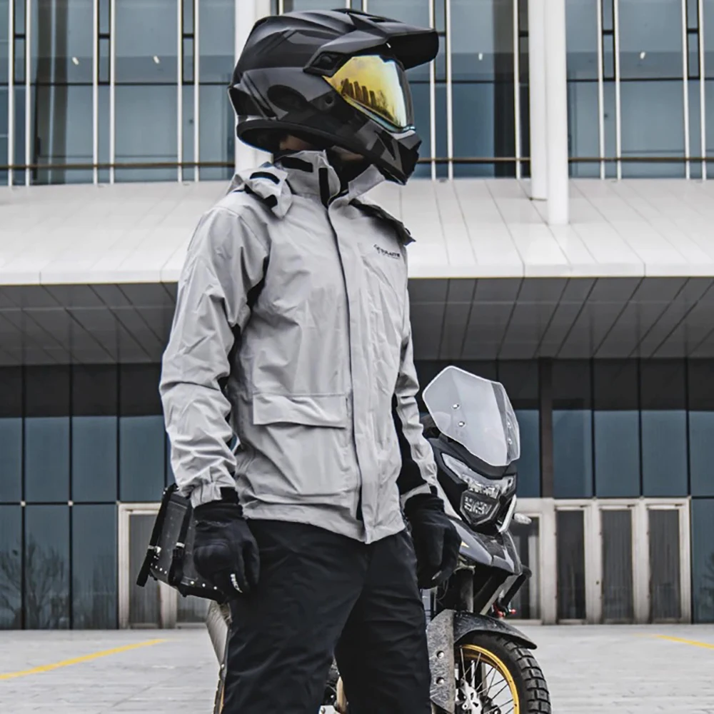 男性と女性のためのオートバイのレインコート,ライダースーツ, - Fishing Rain Suit のレビューと価格